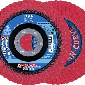 PFERD TOOLS 67698036 #####Fächerschleifscheiben-Set Diamètre 115 mm Grain=60 2 pc(s) PFERD TOOLS 67698036 #####Fächerschleifscheiben-Set Diamètre 115 mm Grain=60 2 pc(s)