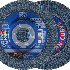 PFERD TOOLS 67698042 Jeu de disques à surfacer à lamelles Diamètre 115 mm Grain=40 2 pc(s) PFERD TOOLS 67698042 Jeu de disques à surfacer à lamelles Diamètre 115 mm Grain=40 2 pc(s)