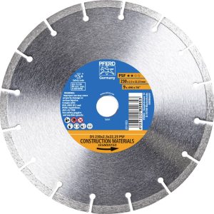 PFERD TOOLS 68300039 DS 230×2,3×22,23 START Disque à tronçonner diamanté Diamètre 230 mm Ø de perçage 22.23 mm Tuile, Bé PFERD TOOLS 68300039 DS 230×2,3×22,23 START Disque à tronçonner diamanté Diamètre 230 mm Ø de perçage 22.23 mm Tuile, Bé
