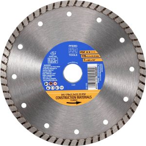 PFERD TOOLS 68300048 DG 178 x 2,2 x 22,23 START Disque à tronçonner diamanté Diamètre 178 mm Ø de perçage 22.23 mm Tuile PFERD TOOLS 68300048 DG 178 x 2,2 x 22,23 START Disque à tronçonner diamanté Diamètre 178 mm Ø de perçage 22.23 mm Tuile