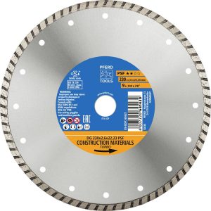 PFERD TOOLS 68300050 DG 230×2,6×22,23 START Disque à tronçonner diamanté Diamètre 230 mm Ø de perçage 22.23 mm Tuile, Bé PFERD TOOLS 68300050 DG 230×2,6×22,23 START Disque à tronçonner diamanté Diamètre 230 mm Ø de perçage 22.23 mm Tuile, Bé