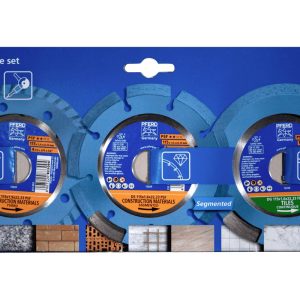 PFERD TOOLS 68300062 SET 115×1,6/1,9×22,23 START Disque à tronçonner diamanté Diamètre 115 mm Ø de perçage 22.23 mm Carr PFERD TOOLS 68300062 SET 115×1,6/1,9×22,23 START Disque à tronçonner diamanté Diamètre 115 mm Ø de perçage 22.23 mm Carr