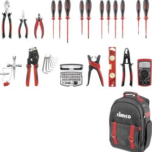 Cimco Ergo Starter 170405 Sac à dos à outils (l x H x P) 370 x 490 x 210 mm