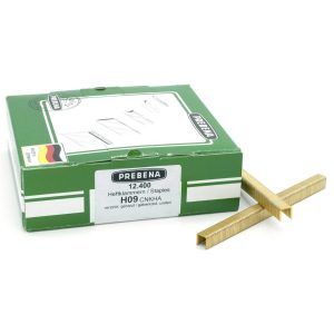 Prebena H09CNKHA Kit d’agrafes 12400 pc(s) Dimensions (L x l) 9 mm x 8.60 mm Prebena H09CNKHA Kit d’agrafes 12400 pc(s) Dimensions (L x l) 9 mm x 8.60 mm
