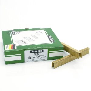 Prebena H15CNKHA Kit d’agrafes 6200 pc(s) Dimensions (L x l) 15 mm x 8.60 mm Prebena H15CNKHA Kit d’agrafes 6200 pc(s) Dimensions (L x l) 15 mm x 8.60 mm