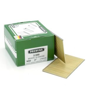 Prebena N50CNKHA Set de clous pour cloueur Longueur 50 mm 2500 pc(s) Prebena N50CNKHA Set de clous pour cloueur Longueur 50 mm 2500 pc(s)