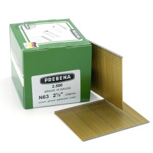 Prebena N63CNKHA Set de clous pour cloueur Longueur 63 mm 2500 pc(s) Prebena N63CNKHA Set de clous pour cloueur Longueur 63 mm 2500 pc(s)