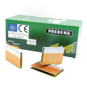 Prebena Q63CSVHA-ETA Kit d’agrafes 5000 pc(s) Dimensions (L x l) 63 mm x 11.20 mm Prebena Q63CSVHA-ETA Kit d’agrafes 5000 pc(s) Dimensions (L x l) 63 mm x 11.20 mm