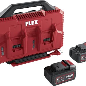 Flex 534911 Stack Pack + 2x 5 Ah Batterie pour outil et chargeur 18 V 5 Ah Flex 534911 Stack Pack + 2x 5 Ah Batterie pour outil et chargeur 18 V 5 Ah