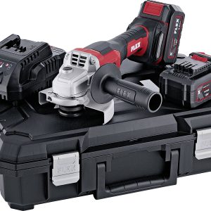 Meuleuse d&rsquo;angle sans fil Flex L 125 18.0-EC LD/5.0 Set 534329 125 mm + 2 batteries, + chargeur, + mallette 18 V