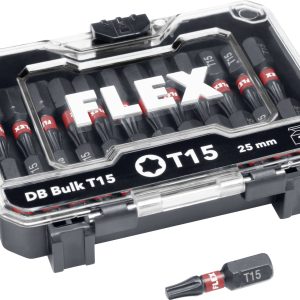 Flex DB Bulk T15-25mm VE25 534155 Jeu d’embouts Flex DB Bulk T15-25mm VE25 534155 Jeu d’embouts
