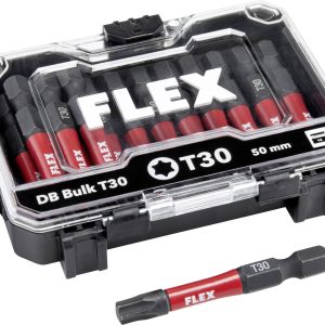 Flex DB Bulk T30-50mm VE15 534552 Jeu d’embouts Flex DB Bulk T30-50mm VE15 534552 Jeu d’embouts