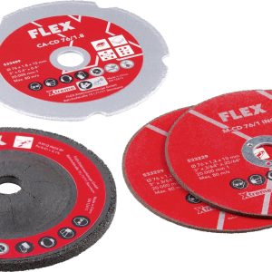Flex S-Set LBE76 533228 Jeu de disque à tronçonner 76 mm 1 pc(s) Flex S-Set LBE76 533228 Jeu de disque à tronçonner 76 mm 1 pc(s)