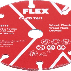 Flex CA-CD 76/1 533715 Disque à tronçonner 76 mm 1 pc(s) Flex CA-CD 76/1 533715 Disque à tronçonner 76 mm 1 pc(s)