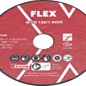 Flex M-CD 125/1 INOX 10VE 533348 Disque à tronçonner diamanté 125 mm 10 pc(s) Flex M-CD 125/1 INOX 10VE 533348 Disque à tronçonner diamanté 125 mm 10 pc(s)