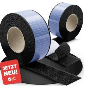Label the Cable LTC TOUGH TAPE STRAP Bande auto-agrippante (L x l) 5 mm x 50 mm noir 5 m Label the Cable LTC TOUGH TAPE STRAP Bande auto-agrippante (L x l) 5 mm x 50 mm noir 5 m