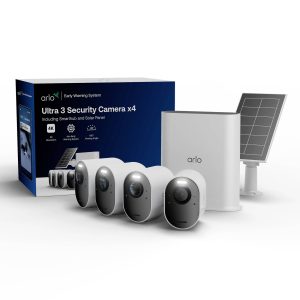 ARLO ARLO Ultra 3 Security Camera 4-cam kit VMC5450-111EUS IP-Set de surveillance ARLO ARLO Ultra 3 Security Camera 4-cam kit VMC5450-111EUS IP-Set de surveillance