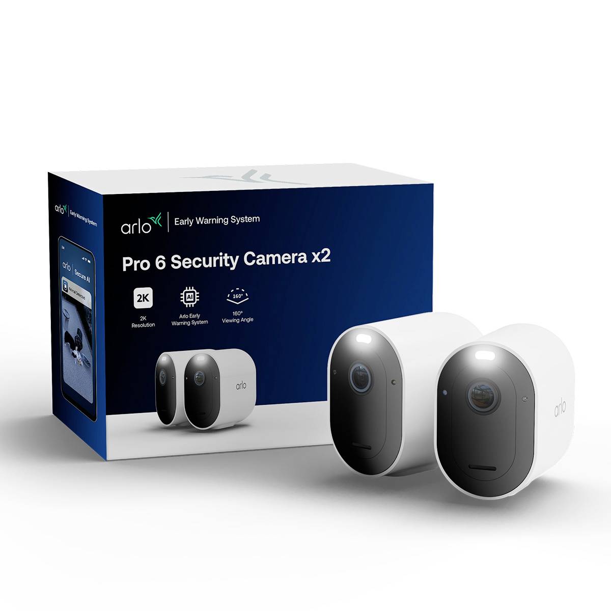 ARLO ARLO PRO 6 2-CAM VMC4270P-100EUS IP-Caméra de surveillance