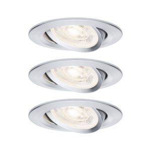 Paulmann 92273 Nova Luminaire à LED encastrable Module LED GU10 4.9 W Aluminium (tourné) Paulmann 92273 Nova Luminaire à LED encastrable Module LED GU10 4.9 W Aluminium (tourné)