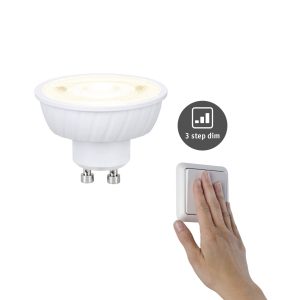 Paulmann 29269 LED CEE E (A – G) GU10 4.9 W blanc chaud (Ø x H) 50 mm x 37 mm 1 pc(s) Paulmann 29269 LED CEE E (A – G) GU10 4.9 W blanc chaud (Ø x H) 50 mm x 37 mm 1 pc(s)