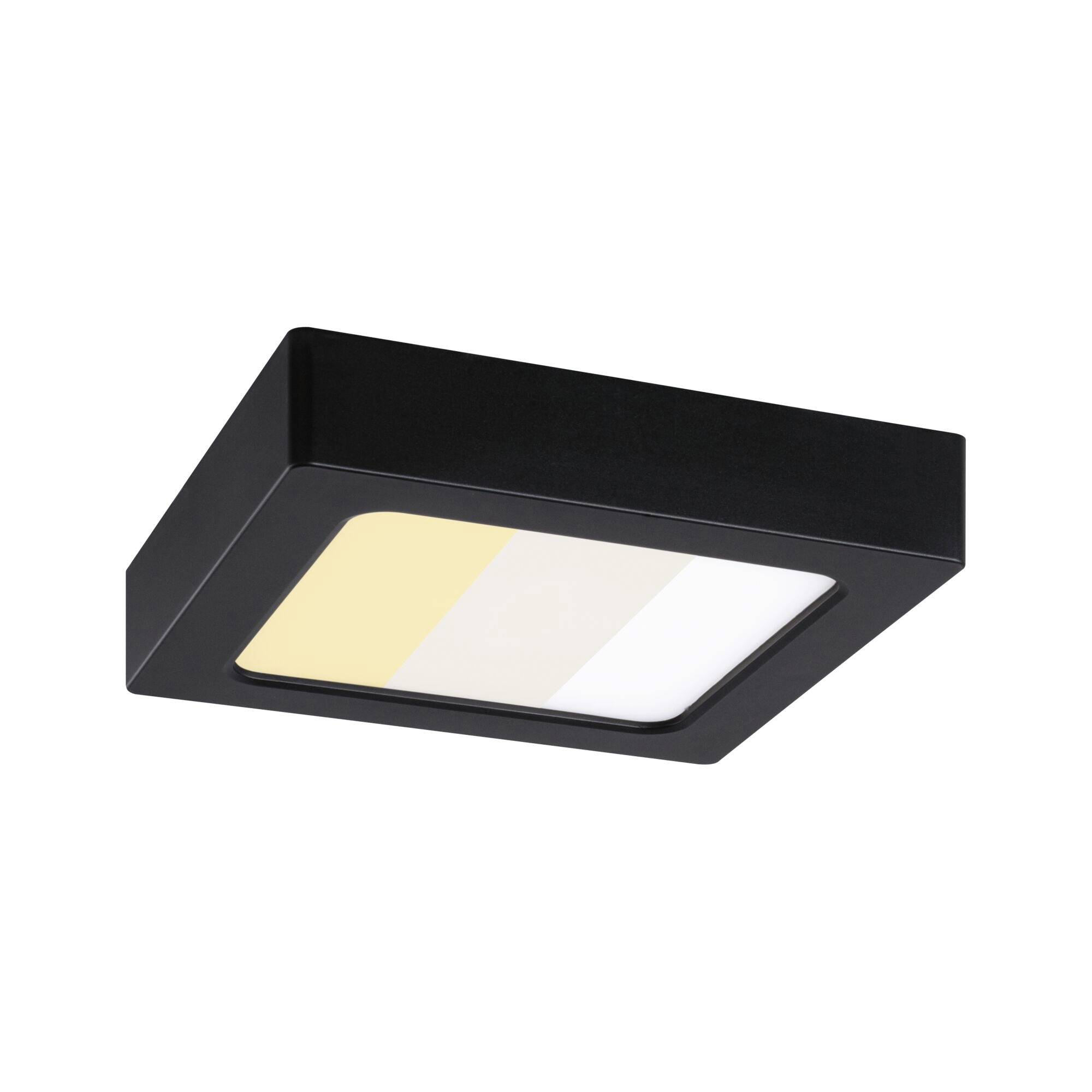 Paulmann Abia 71296 Panneau à LED 9.5 W blanc chaud noir