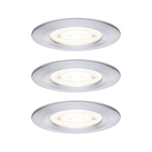 Paulmann 92309 Nova Luminaire à LED encastrable GU10 4.9 W Aluminium (tourné) Paulmann 92309 Nova Luminaire à LED encastrable GU10 4.9 W Aluminium (tourné)