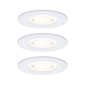 Paulmann 92278 Nova Luminaire à LED encastrable GU10 4.9 W blanc mat Paulmann 92278 Nova Luminaire à LED encastrable GU10 4.9 W blanc mat