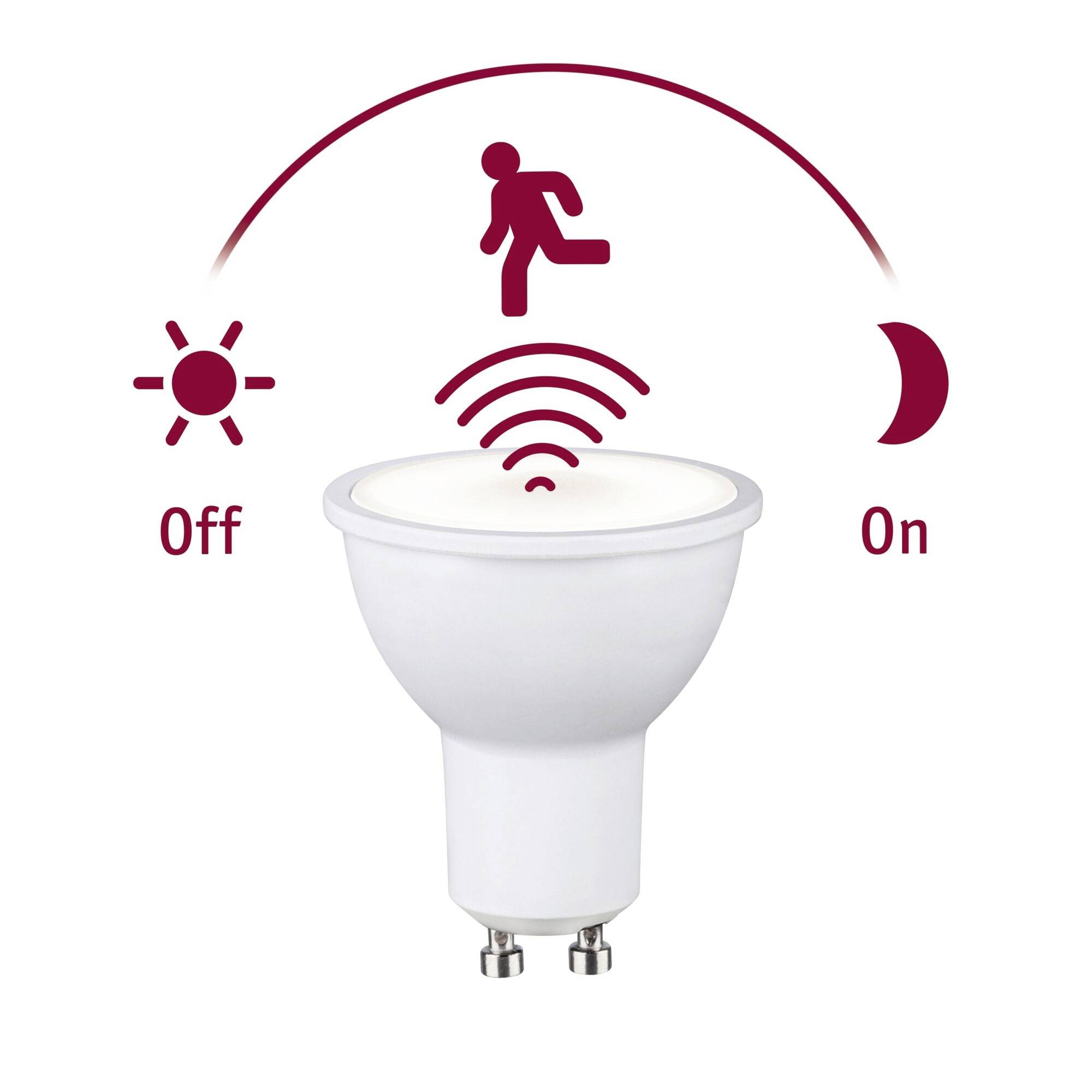 Paulmann 29272 LED CEE F (A - G) GU10 7 W blanc chaud (Ø x H) 50 mm x 56 mm 1 pc(s)
