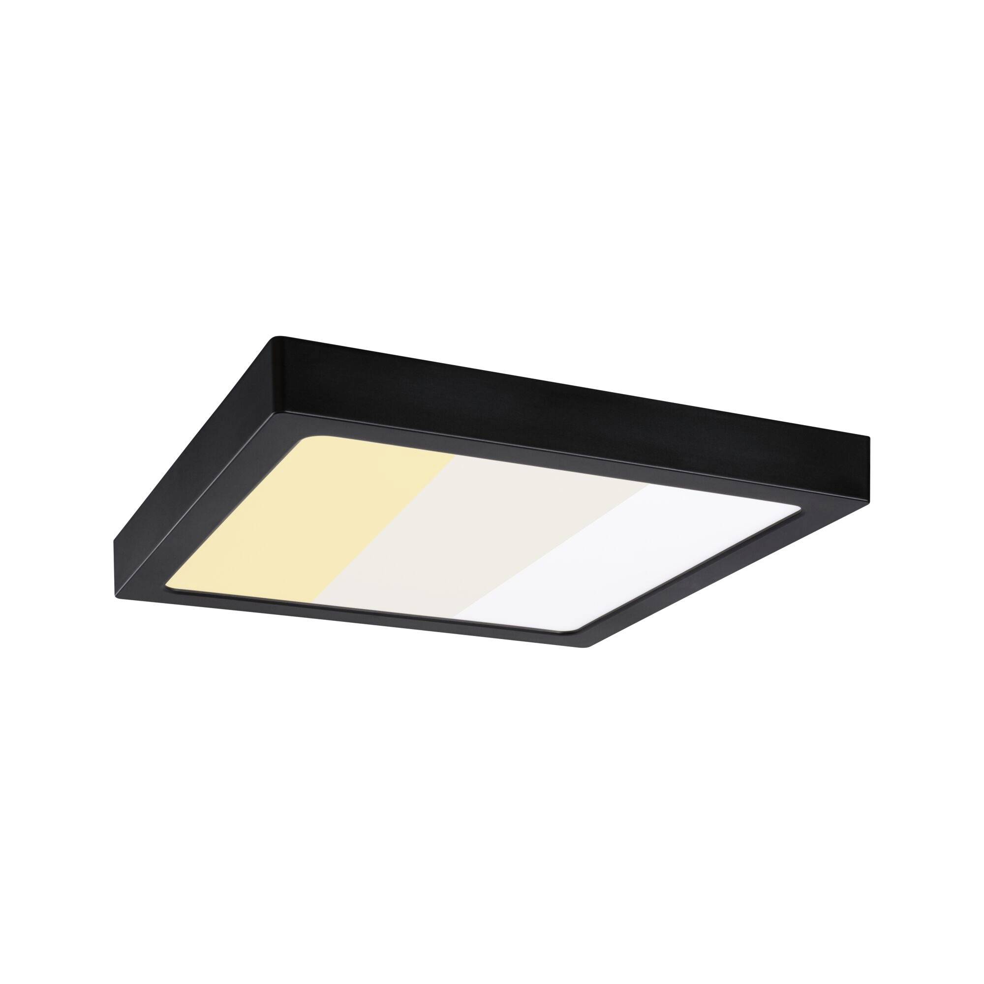 Paulmann Abia 71302 Panneau à LED 14 W blanc chaud noir