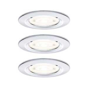 Paulmann 92310 Nova Luminaire à LED encastrable LED GU10 4.9 W chrome Paulmann 92310 Nova Luminaire à LED encastrable LED GU10 4.9 W chrome