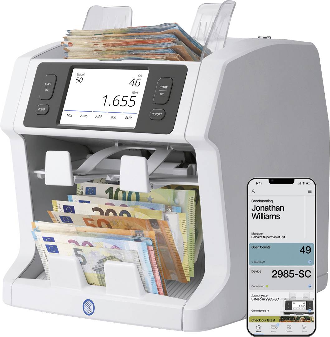 Safescan 2995-SC Compteuse de billets