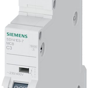Siemens 5SY41037 5SY4103-7 Disjoncteur 3 A 400 V/AC