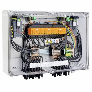 Weidmüller 8000115471 PVC DC 2I 1O 6MPP RD SPD1R WM4 11 Boîtier de raccordement de générateur Weidmüller 8000115471 PVC DC 2I 1O 6MPP RD SPD1R WM4 11 Boîtier de raccordement de générateur