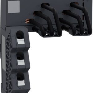 Schneider Electric GV2G2LA Système de rails triphasés, 63A, 2 points de sortie, alimentation gauche, distance de 45 mm S