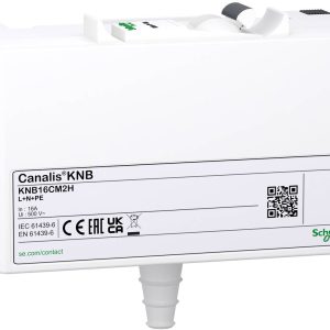 Schneider Electric KNB16CM2H ADAPTATEUR DE SORTIE KN, 16A, L+N+PE, AVEC IC60H 16AC Adaptateur de sortie blanc 12 pc(s)