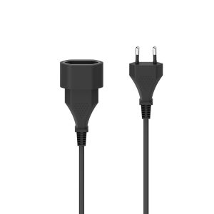 Hama 00223262 alimentation Rallonge noir 3 m H03VVH2-F 2G 0,75 mm² Hama 00223262 alimentation Rallonge noir 3 m H03VVH2-F 2G 0,75 mm²