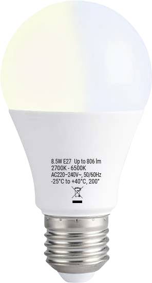 Shelly Duo Bulb E27 Gen3 Shelly Ampoule à LED, Variateur LED CEE: F (A - G) Wi-Fi, Bluetooth, ZigBee