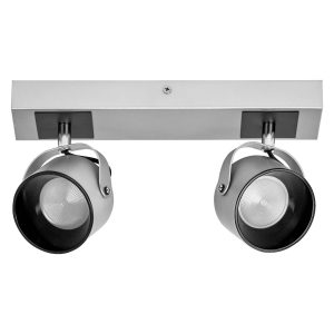 OSRAM Decor Spot Jupiter 2 Spot 4099854471452 Plafonnier à spot LED, Projecteur mural LED LED 11.5 W argent