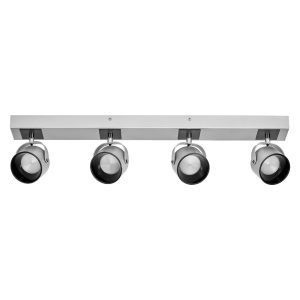 OSRAM Decor Spot Jupiter 4 Spot 4099854471490 Plafonnier à spot LED, Projecteur mural LED LED 22 W argent
