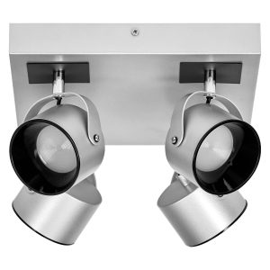 OSRAM Decor Spot Jupiter Plate 4099854471513 Plafonnier à spot LED, Projecteur mural LED LED LED intégrée 22 W argent